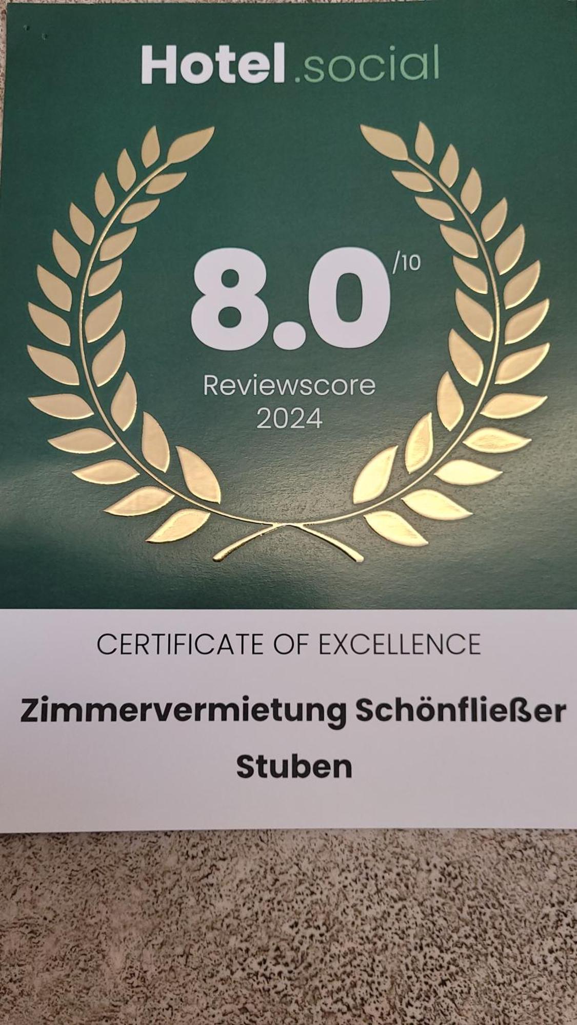 Zimmervermietung Schoenfliesser Stuben Auch Fuer Monteure 艾森许滕施塔特 外观 照片